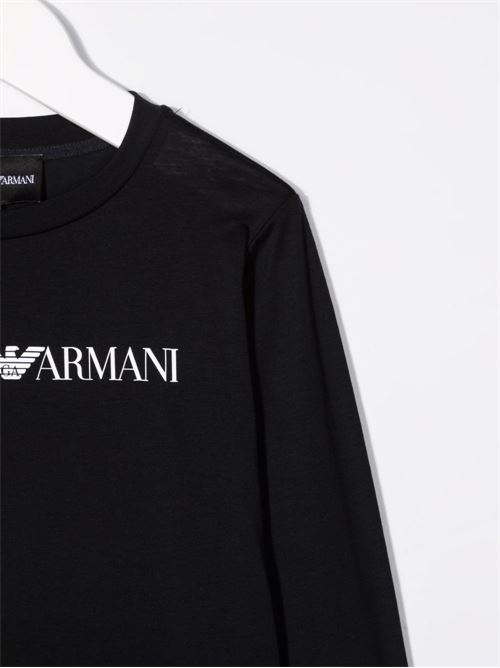 T-shirt bambino maniche lunghe EMPORIO ARMANI KIDS | 8N4TN61JPZZ0974